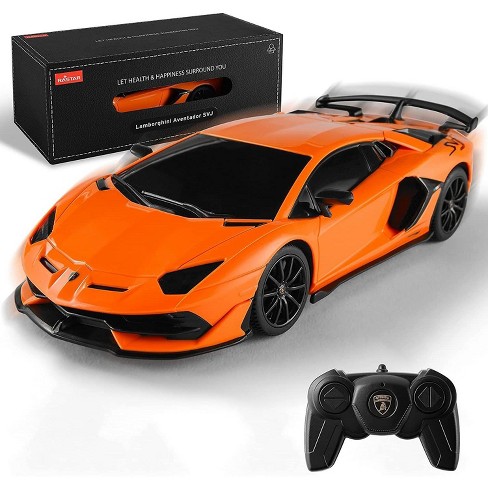 Link Ready Set Go 1 24 Scale Remote Control Lamborgini Aventador Svj Electric Sport Racing Car Orange Target