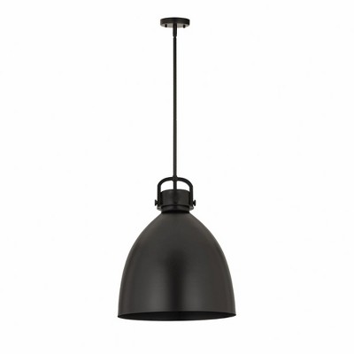 Newton Bell - 1 Light Pendant In Industrial Style-23.88 Inches Tall and 18 Inches Wide