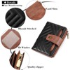 Clotth Womens Wallet - RFID Blocking Compact PU Leather Bifold Design,9 Card Slots & Coin Pocket - for Pocket,Crossbody Bag - 4 of 4