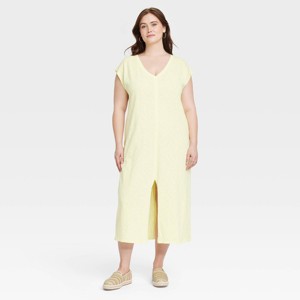 Women's Short Sleeve Midi T-Shirt Dress - Universal Thread™ - 1 of 3
