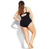 Women's Plus Size Cancun Underwire 1 Piece - black | CITY CHIC - 2 of 4
