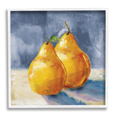 Stupell Industries Classic Yellow Pears Framed Giclee Art