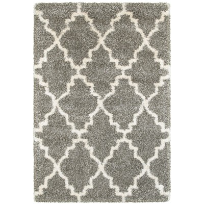 Oriental Weavers Henderson 092E9 Grey/ Ivory Indoor Area Rug - 1'10" x 3'3"