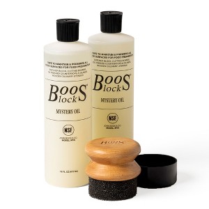 John Boos Block 32 fl oz Mystery Oil & Applicator Wooden Care Set : Target