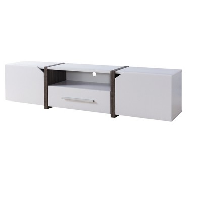 Miran Contemporary TV Stand for TVs up to 80" White - HOMES: Inside + Out