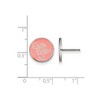 Black Bow Jewelry Sterling Silver Delta Zeta Greek Life Stud Earrings - 2 of 3