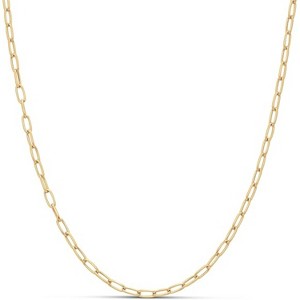 BRINJOY 14K Gold-Plated Paperclip Chain Necklace - 1 of 4