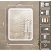 Bathroom Mirror, Vanity Mirror for Bathroom With Anti-Fog function, Wall Bathroom Vanity Mirror Lighted Mirror - 3 of 4
