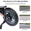 Aosom 6V Kids Motorcycle Dirt Bike, Electric Ride on Toy, Off-road Street Bike with Training Wheels Music Lights, for 5-8 Years, Red - 4 of 4