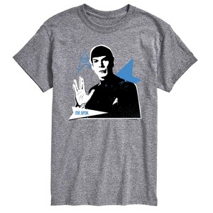 Men's - Star Trek - Retro Graphic Spock Short Sleeve Graphic T-Shirt - 1 of 4