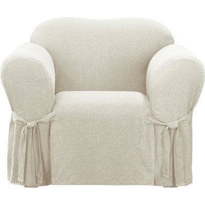 Stretch Pique Short Dining Room Chair Slipcover - Sure Fit : Target