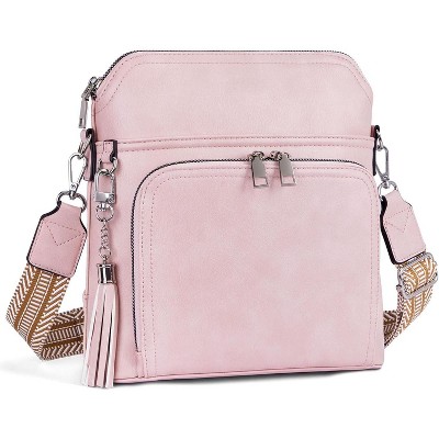 Crossbody Purse for Women Vegan Leather Medium Crossbody Wallet Bag for Travel Women Shoulder Handbags