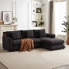 TiramisuBest 85.8" Beige Sleeper Sofa, Sofa Bed - 2 in 1 Pull Out Sofa Bed with Storage Sofa, Sofa Sleeper with Pull Out Bed with Charging Port - 4 of 4