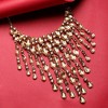 SOHI Women's Amber Brown Party Statement Necklace - 2 of 4