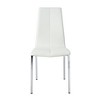 NicBex Modern Upholstered Armless Set of 2 Dining Chairs with Electroplated Metal Legs,Minimalist Office Chairs,Living Room Side Chairs - 4 of 4