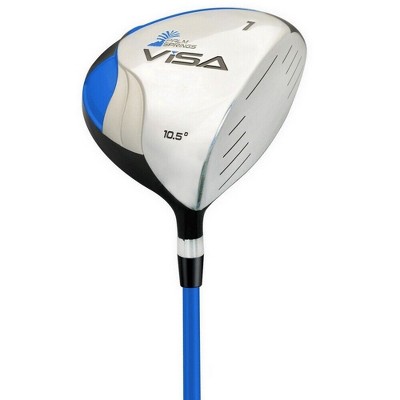 Palm Springs Blue and Black 14-Piece Right-Handed Golf Club Set with Stand Bag