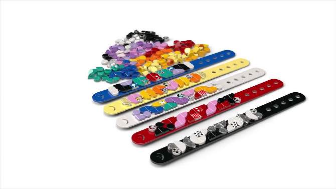 LEGO DOTS Mickey &#38; Friends Bracelets Mega Pack Set 41947, 2 of 8, play video