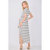WEST K Women's Fia Striped Tie-Front Maxi Dress - 3 of 4