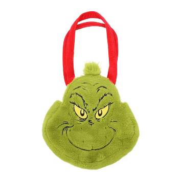 The Grinch 3D Plush Tote Bag With Drop Handle