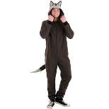 HalloweenCostumes.com Wolf Onesie Adult Costume