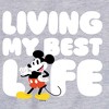 Boys' - Disney - Living My Best Life Graphic Long Sleeve Fleece Sweatshirt - 2 of 4