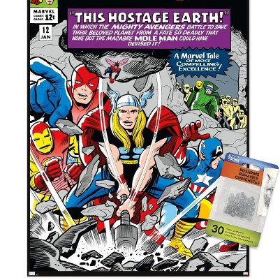 clear push pins bundle