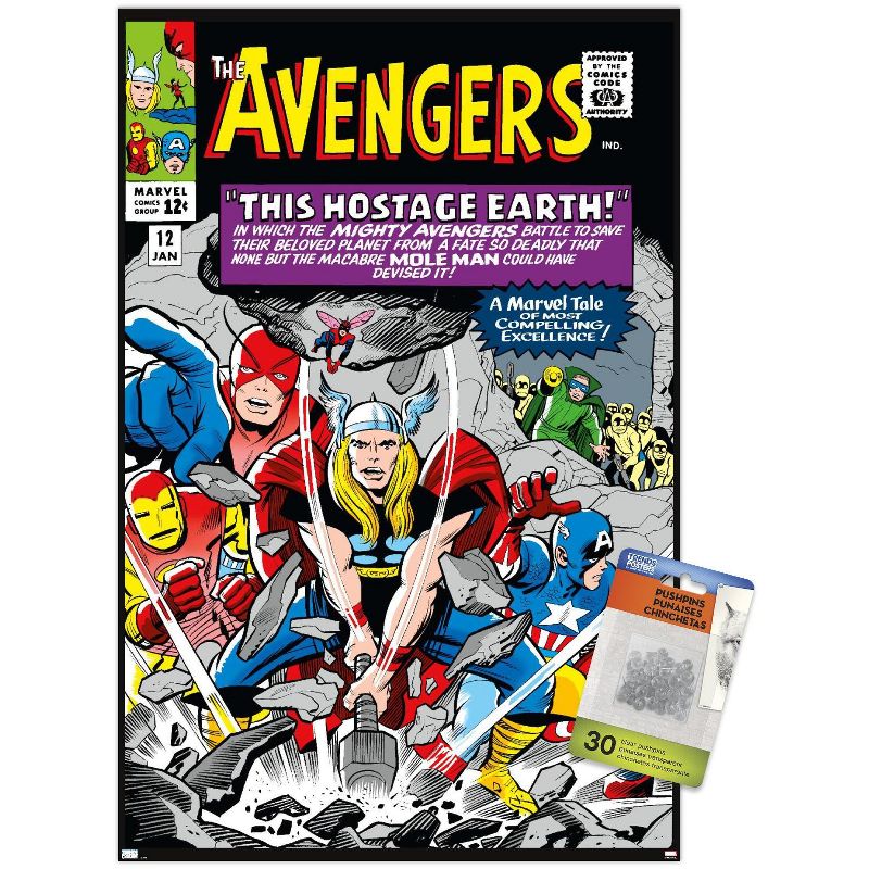 Trends International Marvel Comics - Avengers #12 Unframed Wall Poster Prints, 1 of 7