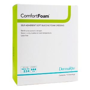 ComfortFoam Foam Dressing No Border Sterile - 1 of 2