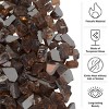 Home-Complete 10.47 lbs .5" Reflective Crushed Rock Fire Glass Amber - 4 of 4