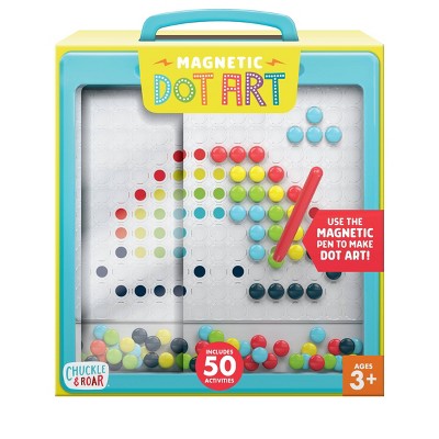 Chuckle & Roar Magnetic Dot Art Designer Travel Art Kit