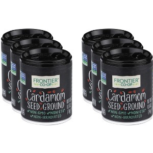 Frontier Herb Seasoning Cardamom Ground - Pack of 6 - 0.5 oz - 1 of 2