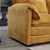 112" Chenille L-Shaped Cloud Sectional Sofa with Removable Ottoman - 2 of 4