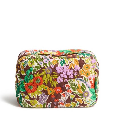 Vera Bradley Women's Outlet Cotton XL Cosmetic Bag