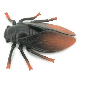 Collectible Wildlife Gifts | Cicada, Cicadidae, Hand Painted, Rubber Insect, Educational, Realistic Figure, Lifelike Model, Gift,   4"    AR21 B329 - 1 of 4