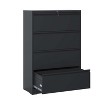 Lateral File Cabinet 4 Drawer, Filing Cabinet, Lockable File Cabinet for Home Office, Locking Metal Cabinet for Legal/Letter/A4/F4 Size-The Pop Home - 2 of 4