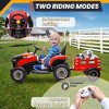 JOYRACER 2WD 24V 2-Seater Electric Ride-On UTV for Kids, 2×75W Motors, Remote Control, LED Lights, Spring Suspension, 3 Speeds & Bluetooth Music - 4 of 4