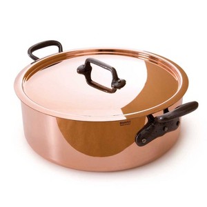 Mauviel M'150 Ci Rondeau With Lid, 10.92 Inch - 1 of 1