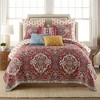 Khotan Red Pillow Sham and Quilt Set - Levtex Home - 2 of 4