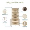 Novogratz Channing Corner Storage Cabinet with 2 Doors - 4 of 4