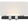 Minka Lavery Modern Wall Light Coal Polished Nickel Hardwired 36 1/4" 4-Light Fixture LED Frosted White Glass Shade for Bathroom - 2 of 3