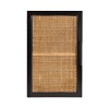 Kate & Laurel All Things Decor 24" Ori Rattan Wall Cabinet Black - 4 of 4