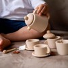 Non - Toxic Wooden Tea Set - Play Kitchen Pretend Play Toy,WOODEN TEA SET is for safe play - 4 of 4
