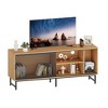 63" Modern TV Stand,Wooden Entertainment Center Multi-Room Media Console - 3 of 4