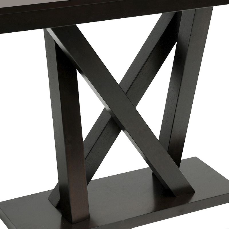 Everdon Modern Sofa Table Dark Brown - Baxton Studio, 4 of 7
