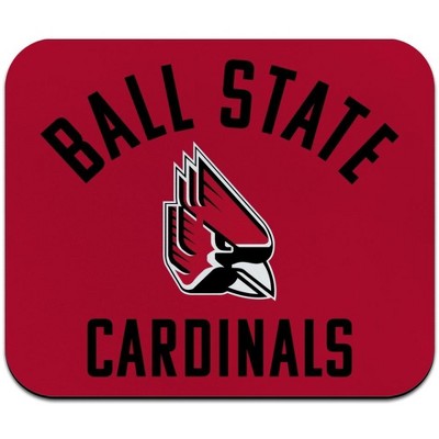 Ball State Cardinals Logo Low Profile Thin Mouse Pad