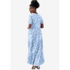 ellos Plus Size Short Sleeve Tiered Maxi Dress - 3 of 4