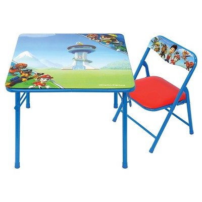 paw patrol folding table