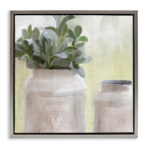 Stupell Industries Farmhouse Mill Can with Greenery, 18" x 18" - 1 of 4