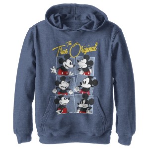 Boy's Disney Mickey the True Original Pull Over Hoodie - 1 of 4