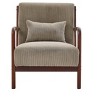 NicBex Wooden Accent Chair Lounge Chair with Waist Cushion, Comfy Chair for Living Room, Bedroom, Office - 2 of 4